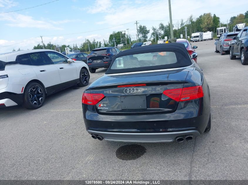 2015 Audi S5 Progressiv VIN: WAUCGBFH9FN003246 Lot: 12078580