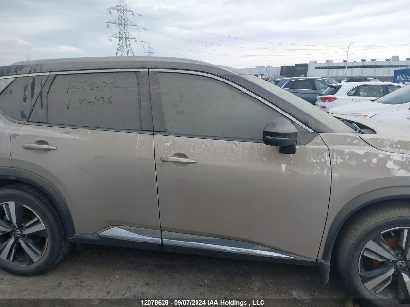 2021 Nissan Rogue VIN: JN8AT3DD4MW306538 Lot: 12078628