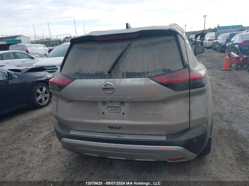 2021 Nissan Rogue VIN: JN8AT3DD4MW306538 Lot: 12078628