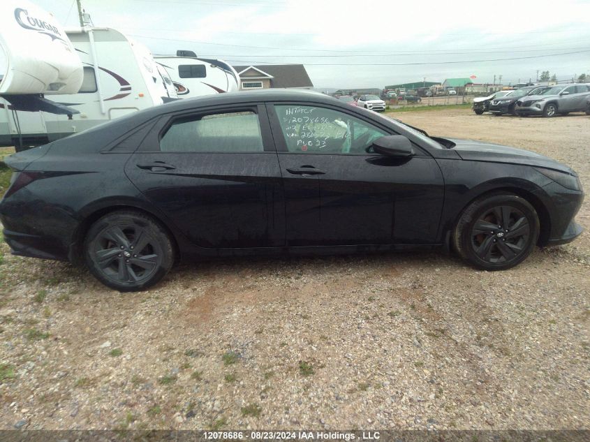 2022 Hyundai Elantra Preferred Ivt VIN: KMHLM4AG5NU286573 Lot: 12078686