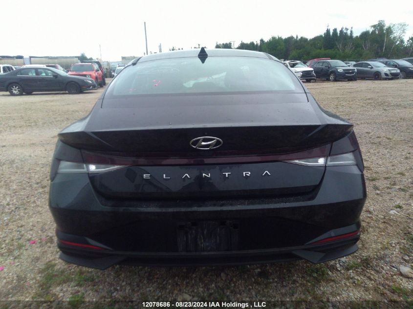 2022 Hyundai Elantra Preferred Ivt VIN: KMHLM4AG5NU286573 Lot: 12078686