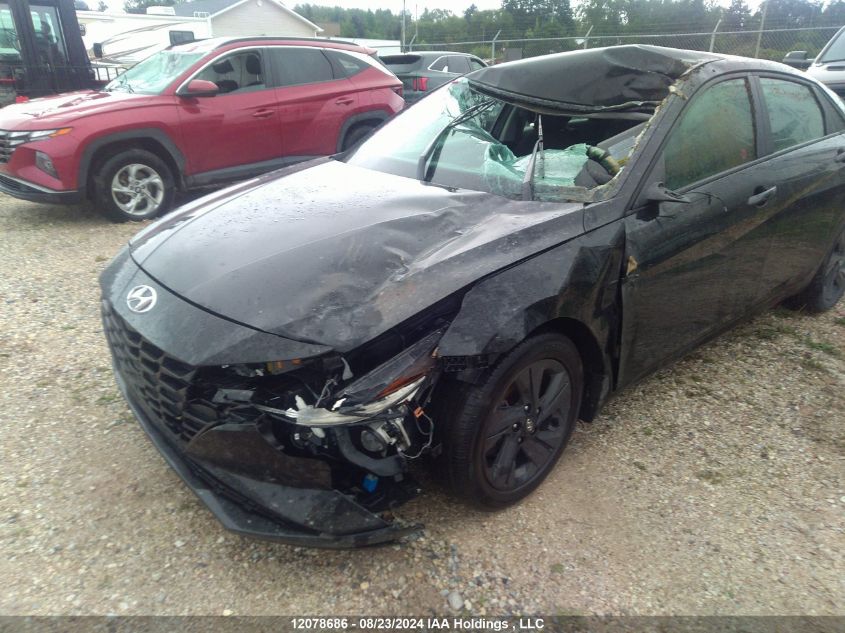 2022 Hyundai Elantra Preferred Ivt VIN: KMHLM4AG5NU286573 Lot: 12078686