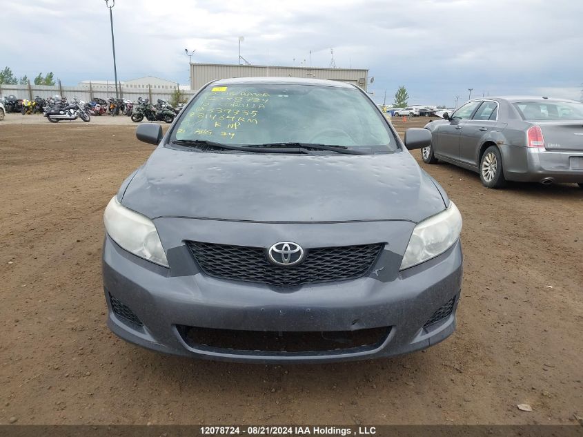 2010 Toyota Corolla S/Le/Xle VIN: 2T1BU4EE3AC339335 Lot: 12078724