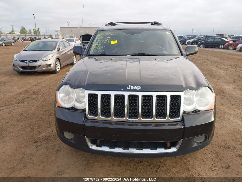 2008 Jeep Grand Cherokee Overland VIN: 1J8HR68M78C504762 Lot: 12078752