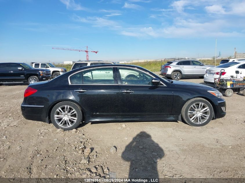 2013 Hyundai Genesis 3.8L VIN: KMHGC4DD0DU216497 Lot: 12078761