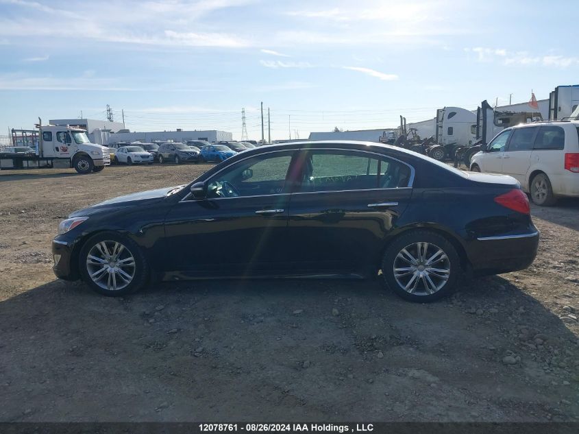 2013 Hyundai Genesis 3.8L VIN: KMHGC4DD0DU216497 Lot: 12078761