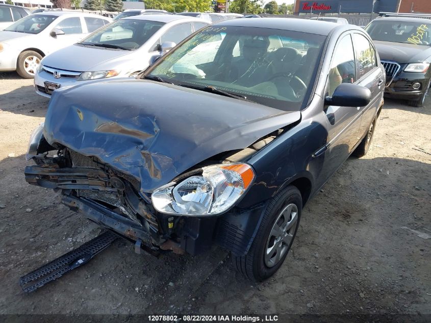 2010 Hyundai Accent Gl VIN: KMHCN4BC0AU430727 Lot: 12078802