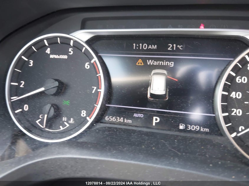 2021 Nissan Rogue Sv VIN: 5N1AT3BB1MC731709 Lot: 12078814