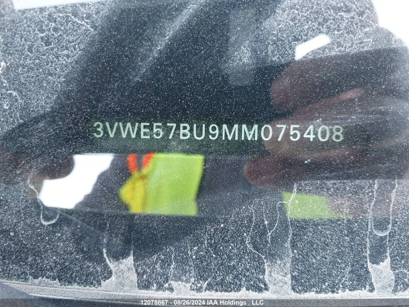 2021 Volkswagen Jetta VIN: 3VWE57BU9MM075408 Lot: 12078867