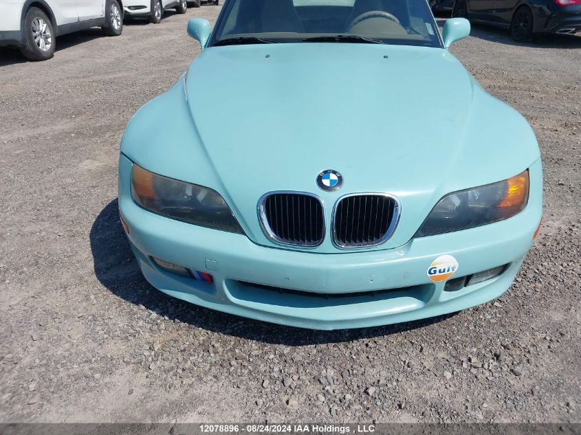 1997 BMW Z3 1.9 VIN: 4USCH7325VLB79389 Lot: 12078896