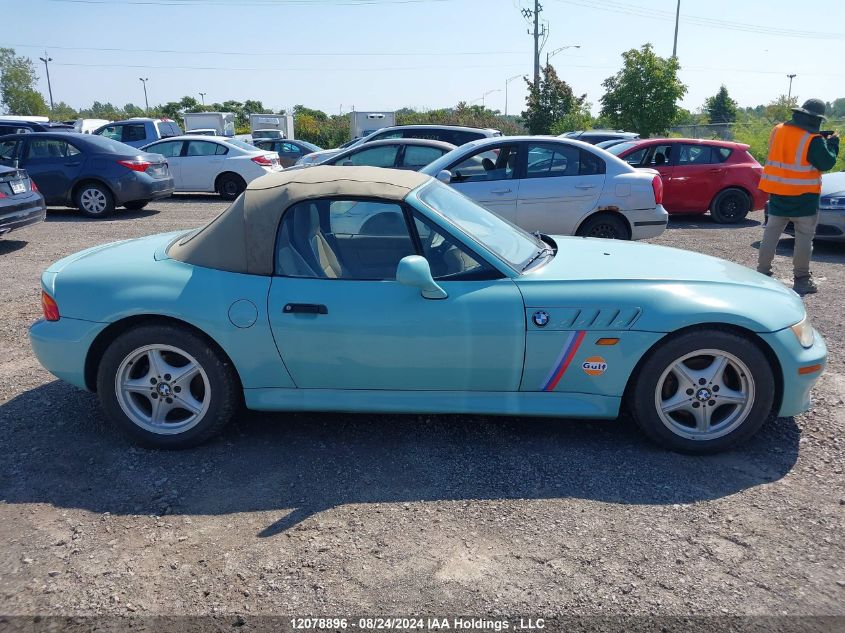 1997 BMW Z3 1.9 VIN: 4USCH7325VLB79389 Lot: 12078896