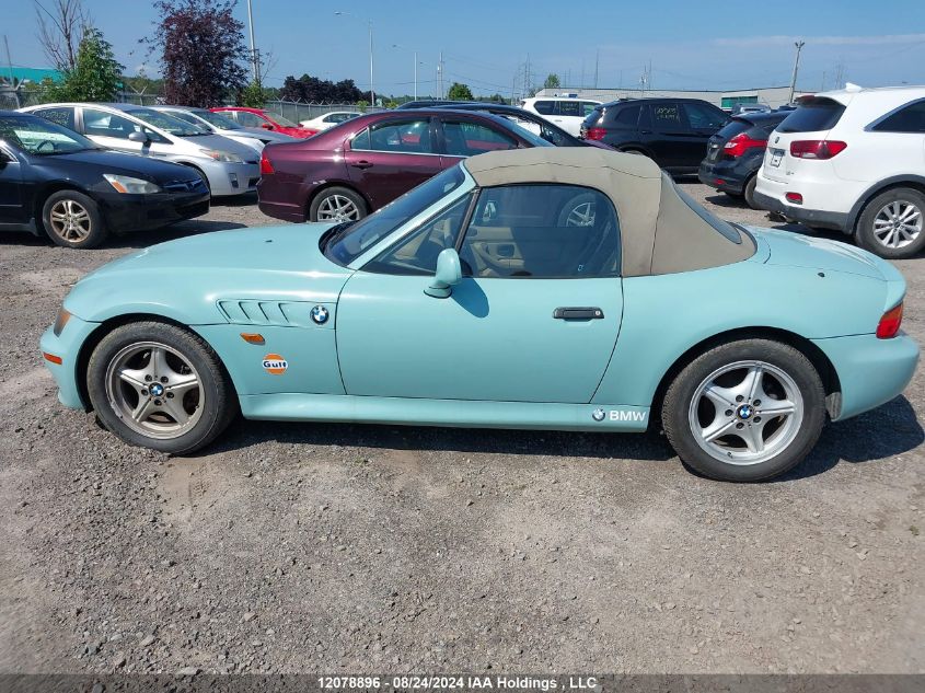 1997 BMW Z3 1.9 VIN: 4USCH7325VLB79389 Lot: 12078896