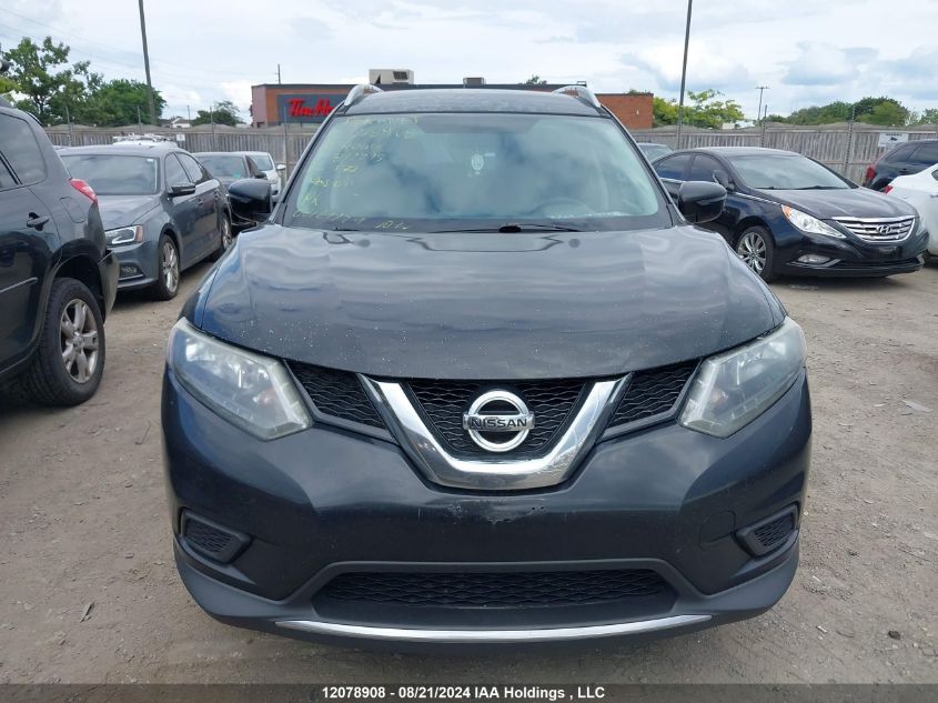 2016 Nissan Rogue S/Sl/Sv VIN: 5N1AT2MTXGC842215 Lot: 12078908