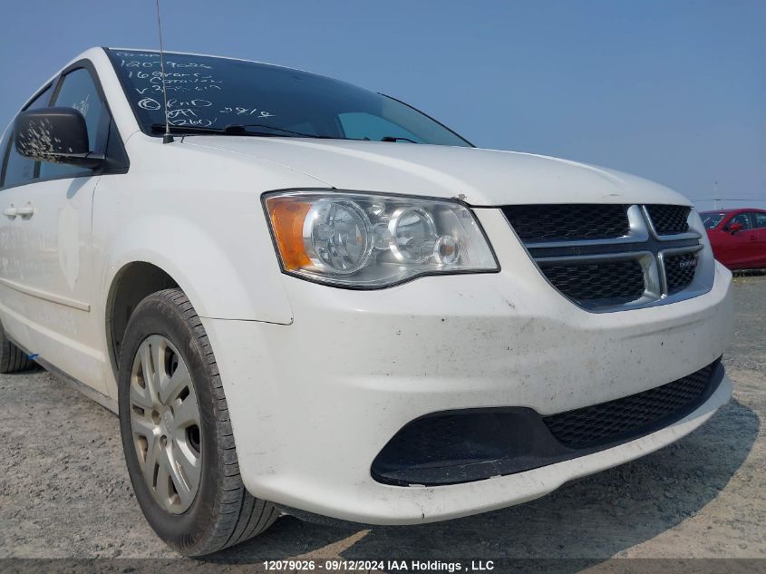 2016 Dodge Grand Caravan Se VIN: 2C4RDGBG0GR355619 Lot: 12079026