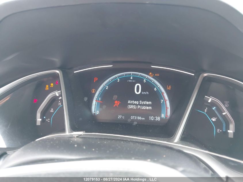 2019 Honda Civic Sedan VIN: 2HGFC1F91KH102405 Lot: 12079153