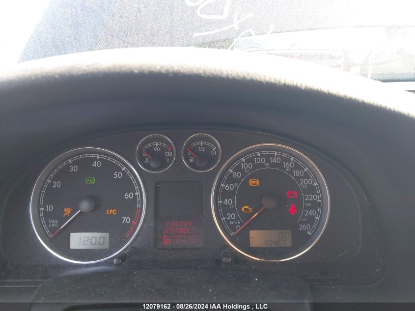 2004 Volkswagen Passat VIN: WVWPD63B44P057947 Lot: 12079162