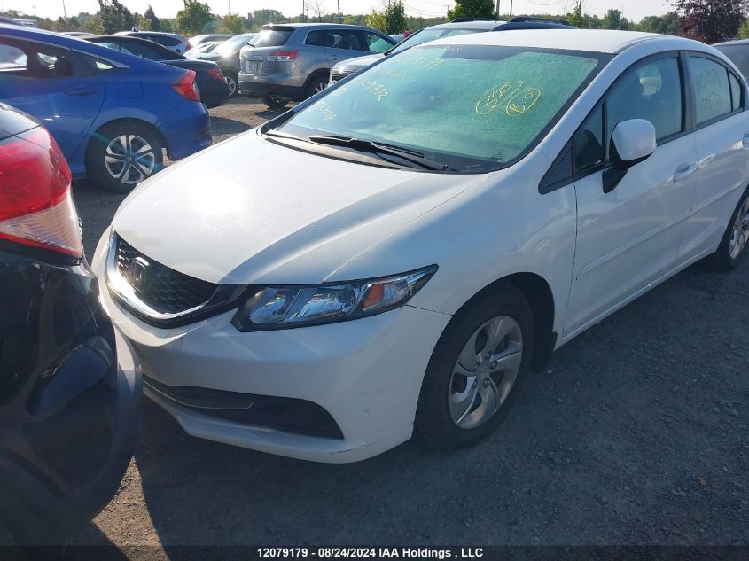 2013 Honda Civic Lx VIN: 2HGFB2F42DH109752 Lot: 12079179