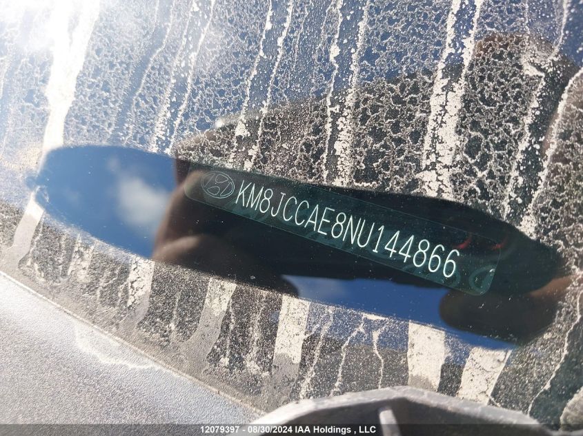 2022 Hyundai Tucson N Line Awd VIN: KM8JCCAE8NU144866 Lot: 12079397