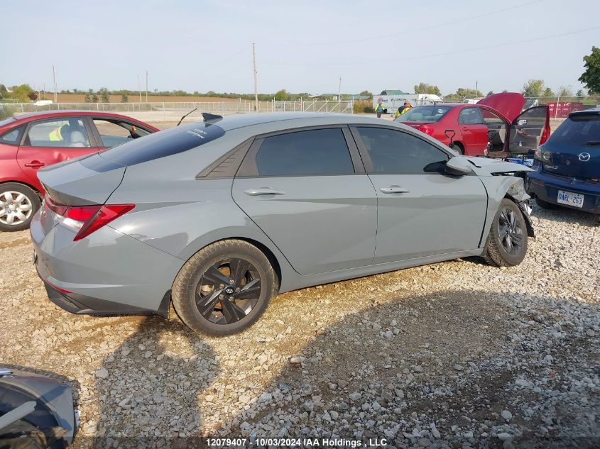 2021 Hyundai Elantra Preferred Ivt With Sun And Tech Package VIN: KMHLM4AG1MU197131 Lot: 12079407