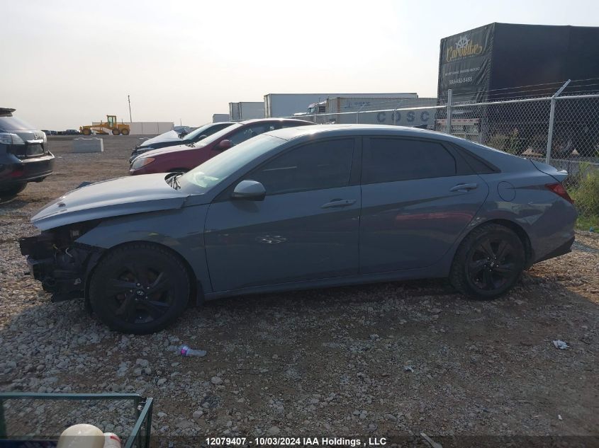 2021 Hyundai Elantra Preferred Ivt With Sun And Tech Package VIN: KMHLM4AG1MU197131 Lot: 12079407