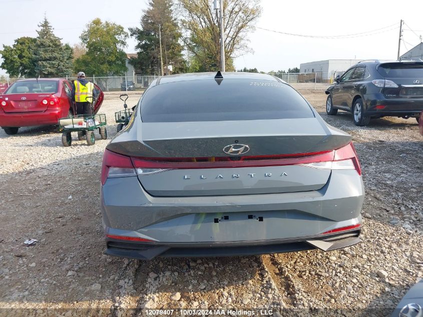 2021 Hyundai Elantra Preferred Ivt With Sun And Tech Package VIN: KMHLM4AG1MU197131 Lot: 12079407