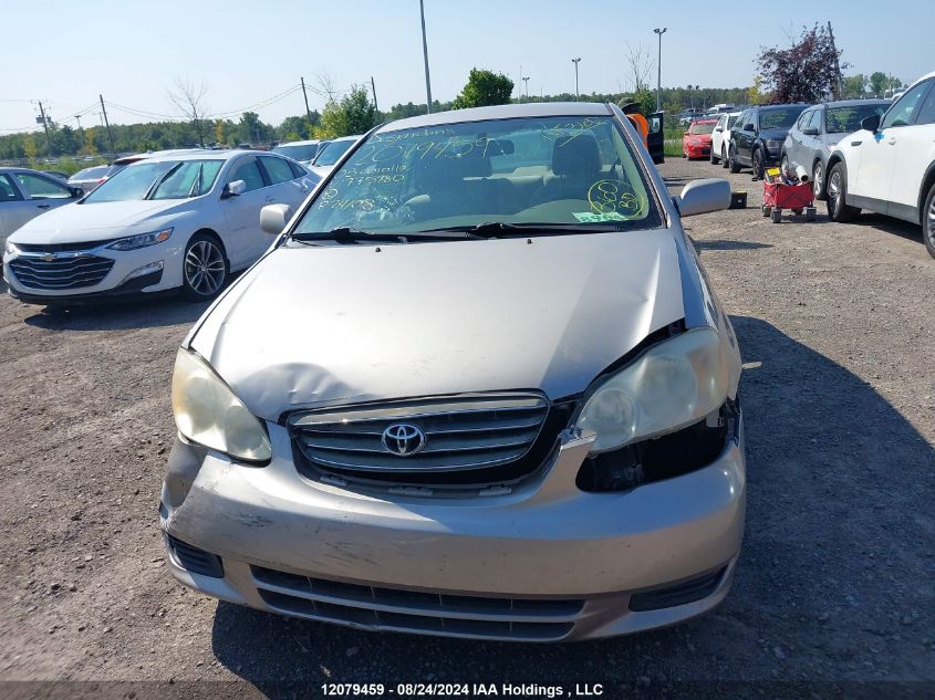 2003 Toyota Corolla Ce/Le/S VIN: 2T1BR32E53C775980 Lot: 12079459