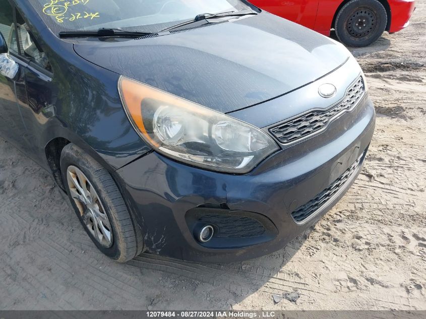 2013 Kia Rio VIN: KNADM5A39D6788918 Lot: 12079484