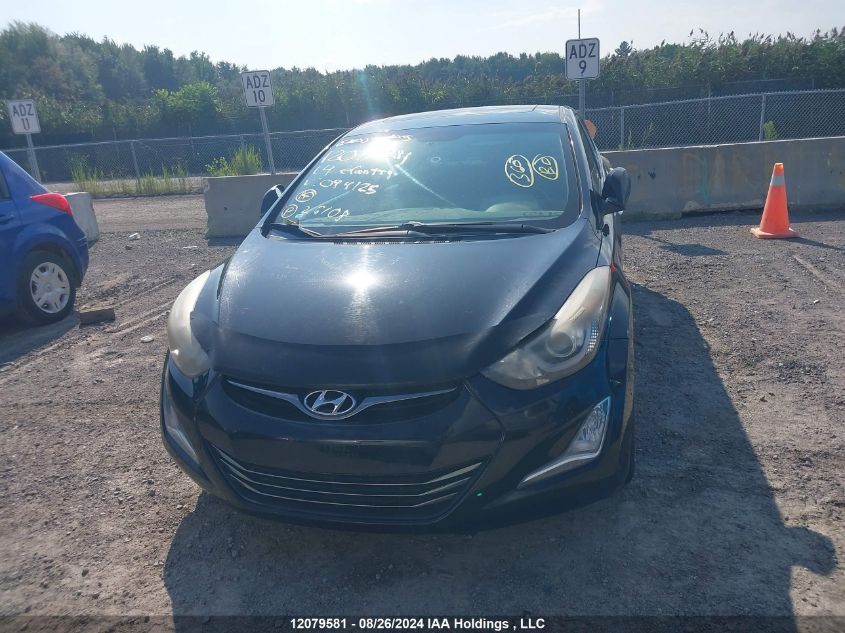 2014 Hyundai Elantra Se/Sport/Limited VIN: KMHDH4AH2EU094125 Lot: 12079581