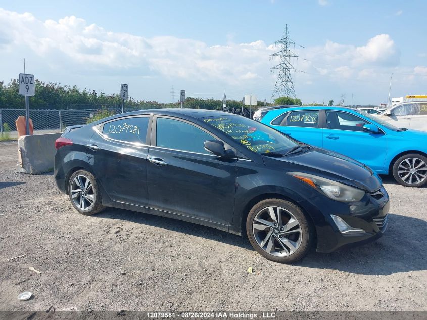 2014 Hyundai Elantra Se/Sport/Limited VIN: KMHDH4AH2EU094125 Lot: 12079581