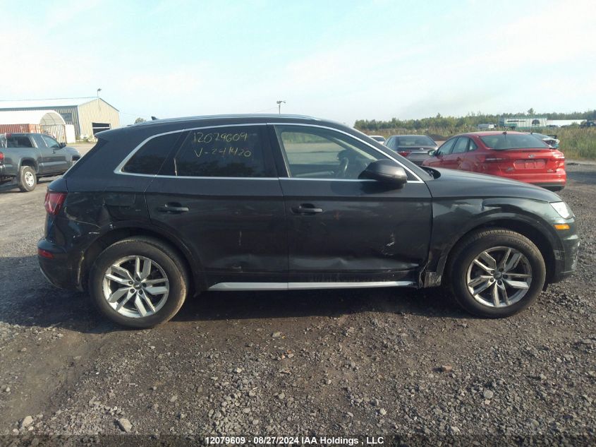 WA1ANAFY7J2241420 2018 Audi Q5 Premium