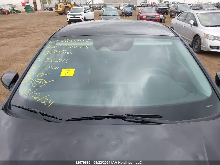 2024 Hyundai Elantra Sel VIN: KMHLM4DG8RU826273 Lot: 12079662