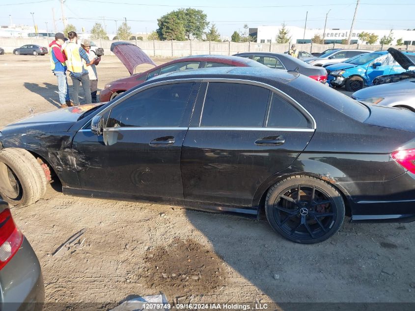 2012 Mercedes-Benz C-Class VIN: WDDGF8BB3CA693662 Lot: 12079749