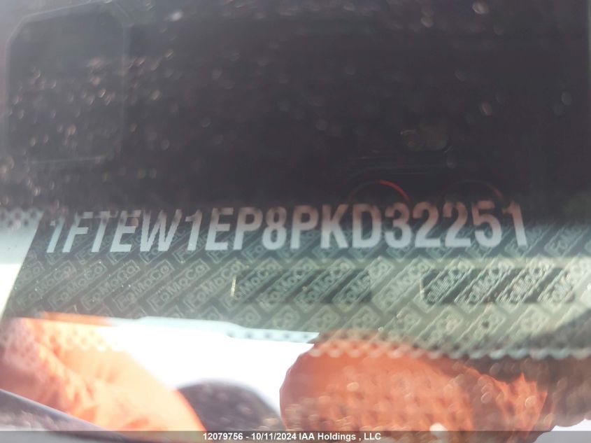 2023 Ford F150 Supercrew VIN: 1FTEW1EP8PKD32251 Lot: 12079756