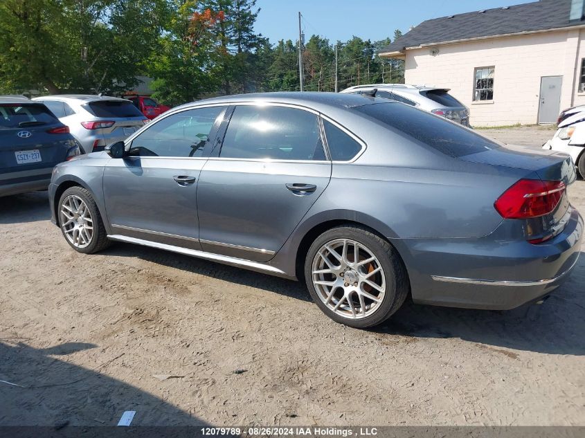 2016 Volkswagen Passat S/R-Line VIN: 1VWAS7A39GC054564 Lot: 12079789