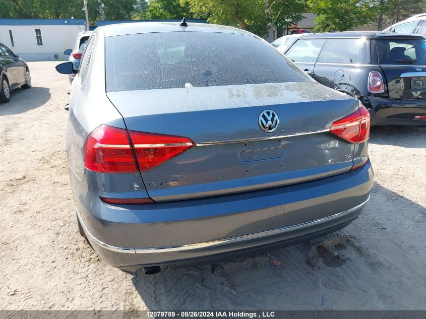 1VWAS7A39GC054564 2016 Volkswagen Passat S/R-Line