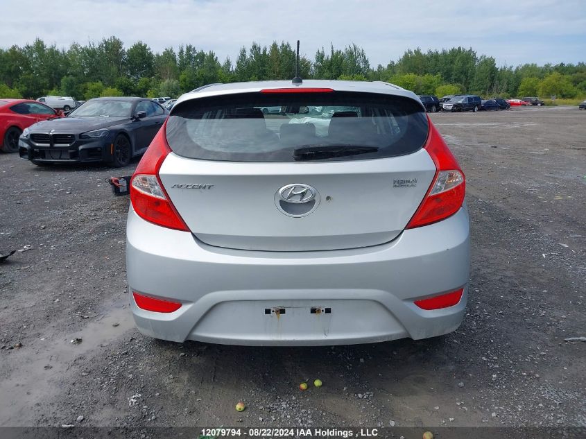 2015 Hyundai Accent VIN: KMHCU5AE6FU198170 Lot: 12079794