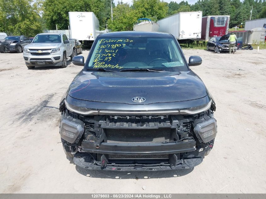 2021 Kia Soul VIN: KNDJ33AU6M7787452 Lot: 12079803