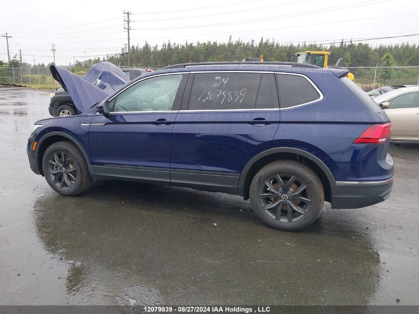 2024 Volkswagen Tiguan VIN: 3VV2B7AX4RM126283 Lot: 12079839
