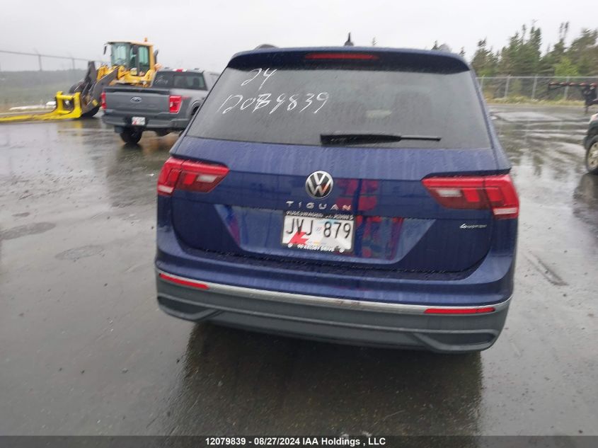 2024 Volkswagen Tiguan VIN: 3VV2B7AX4RM126283 Lot: 12079839