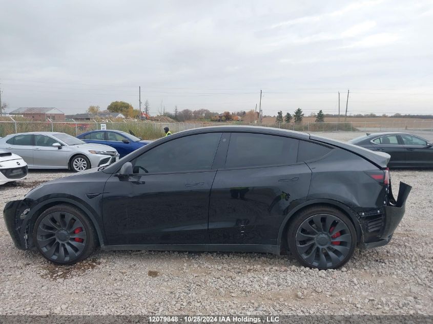 2023 Tesla Model Y VIN: 7SAYGDEF1PF584443 Lot: 12079848