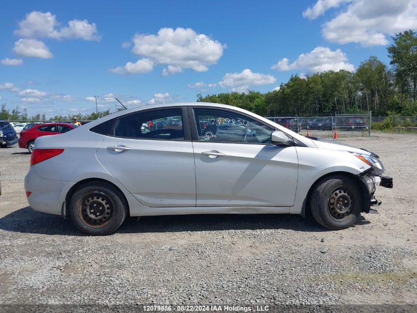 2014 Hyundai Accent Gl VIN: KMHCT4AE2EU772291 Lot: 12079856