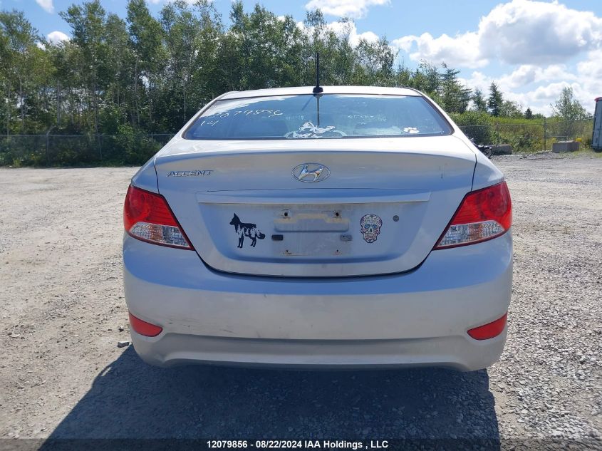 2014 Hyundai Accent Gl VIN: KMHCT4AE2EU772291 Lot: 12079856