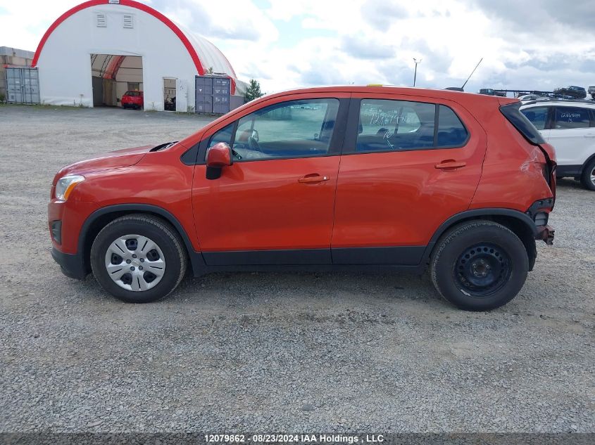 2016 Chevrolet Trax VIN: 3GNCJKSBXGL230461 Lot: 12079862