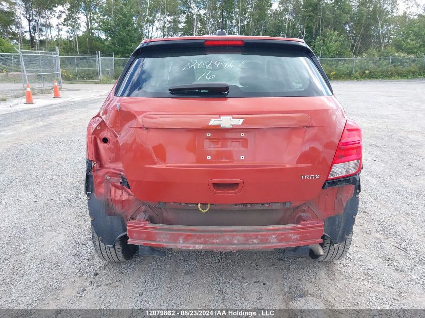 2016 Chevrolet Trax VIN: 3GNCJKSBXGL230461 Lot: 12079862