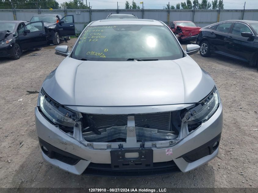 2HGFC1F99JH104384 2018 Honda Civic Touring