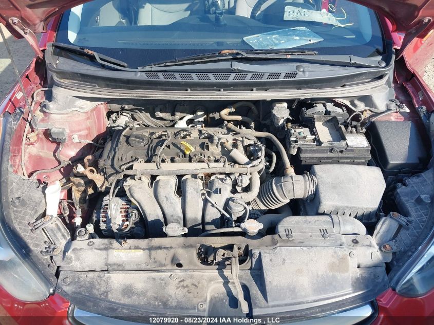 2012 Hyundai Elantra Gls/Limited VIN: 5NPDH4AE1CH135510 Lot: 12079920