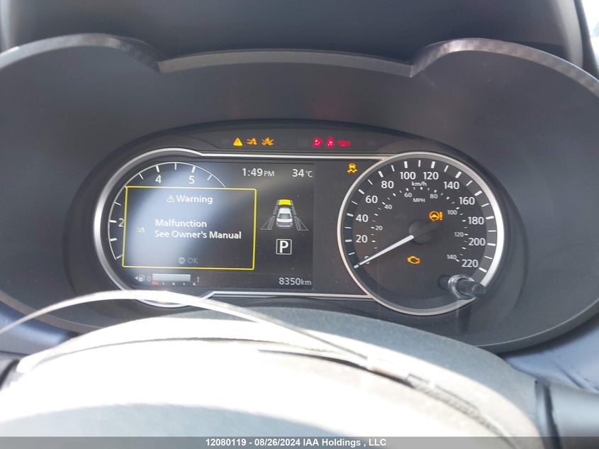 2024 Nissan Versa VIN: 3N1CN8EV8RL884872 Lot: 12080119