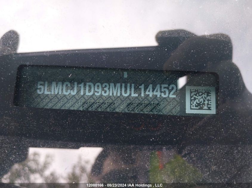 2021 Lincoln Corsair VIN: 5LMCJ1D93MUL14452 Lot: 12080166