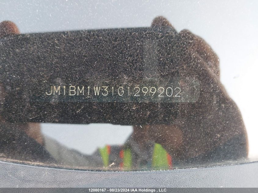 2016 Mazda Mazda3 VIN: JM1BM1W31G1299202 Lot: 12080167