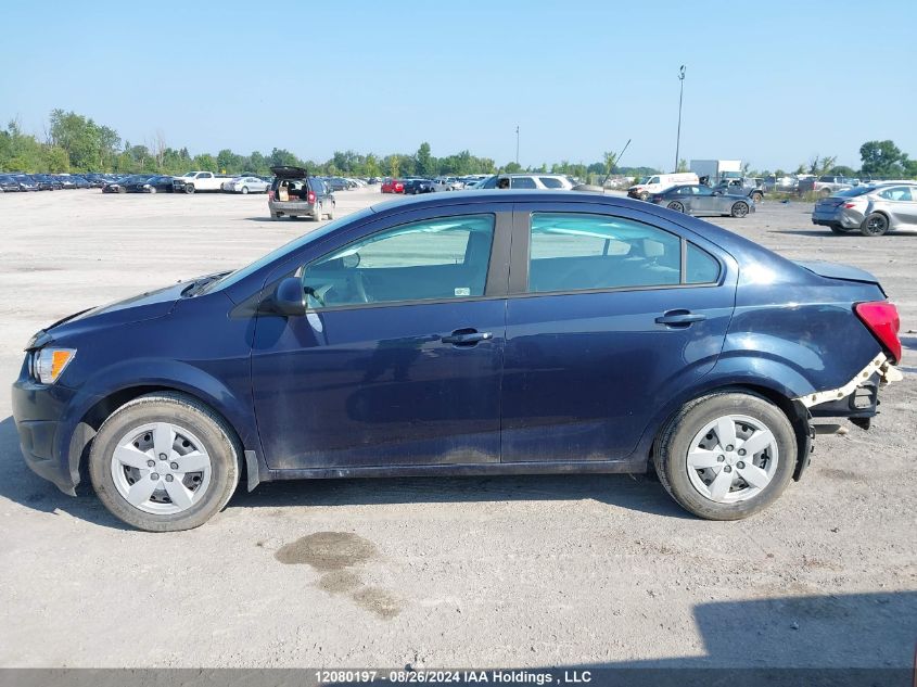 2015 Chevrolet Sonic VIN: 1G1JA5SH4F4124378 Lot: 12080197